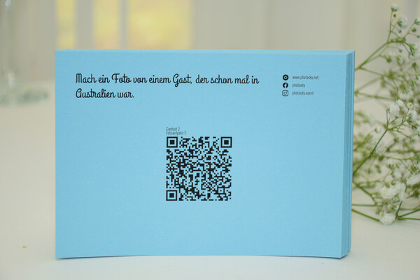 Fotoaufgaben/QR-Code-Ausdrucke