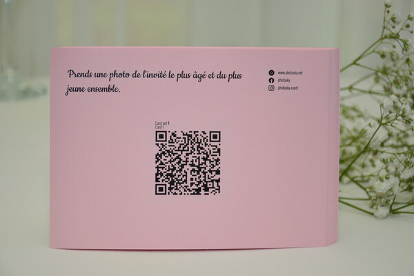 Défis photo/impressions de codes QR
