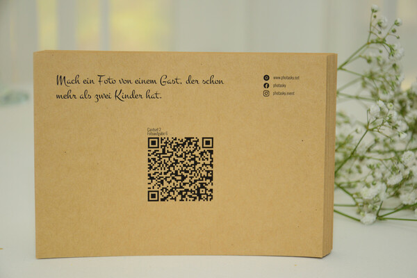 Fotoaufgaben/QR-Code-Ausdrucke