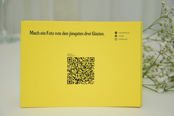 Fotoaufgaben/QR-Code-Ausdrucke