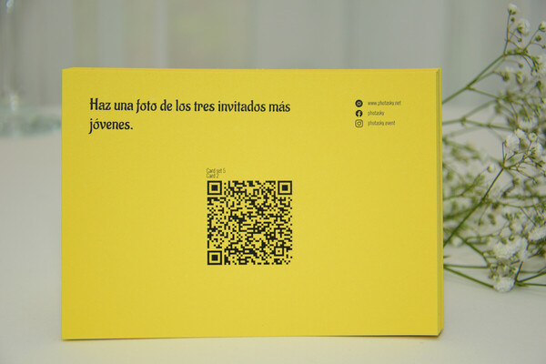 retos fotográficos/impresiones de códigos QR